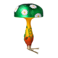 Załaduj obraz do przeglądarki galerii, Emerald Daisy Toadstool Premium christmas glass ornament 2024-304
