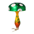 Załaduj obraz do przeglądarki galerii, Emerald Daisy Toadstool Premium christmas glass ornament 2024-304

