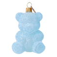 Załaduj obraz do przeglądarki galerii, Frosted Azure Gummy Bear Premium christmas glass ornament 2024-310
