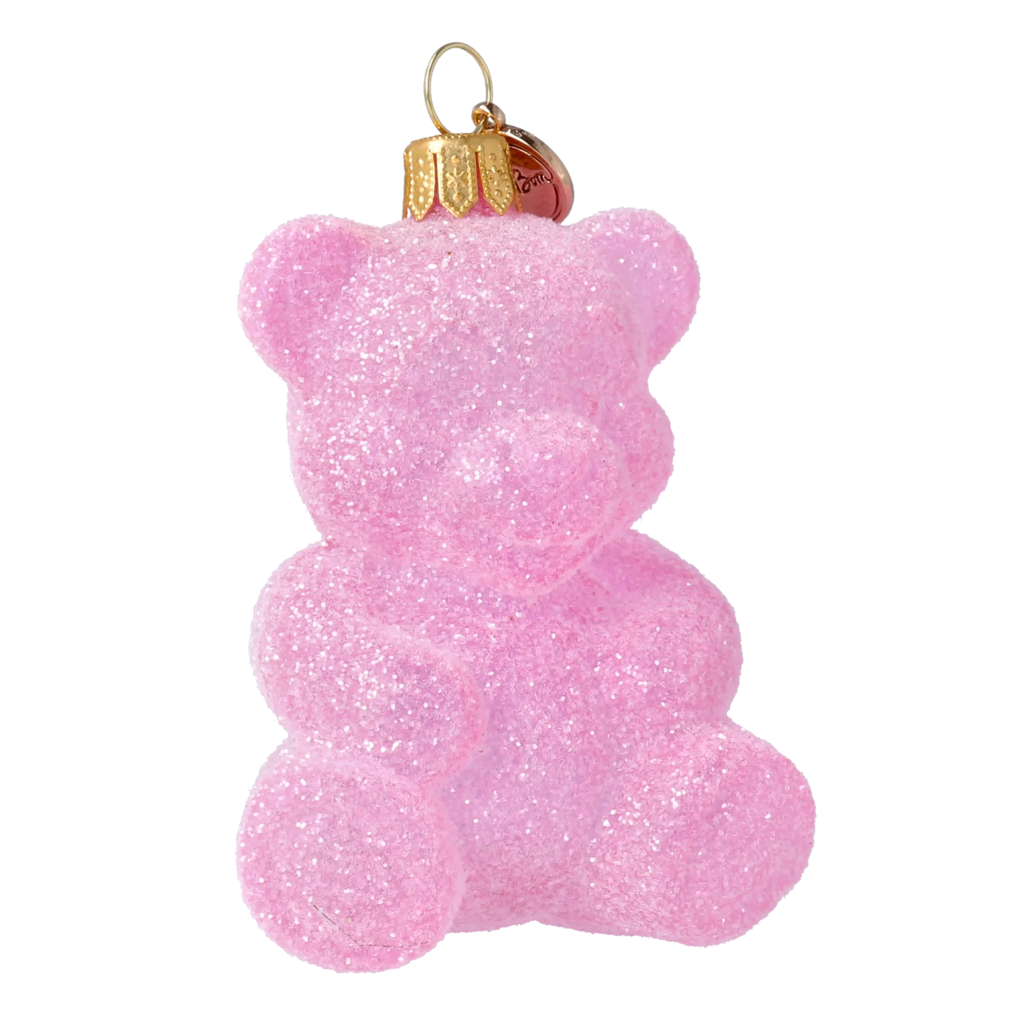 Sugared Rose Gummy Bear Premium christmas glass ornament 2024-311