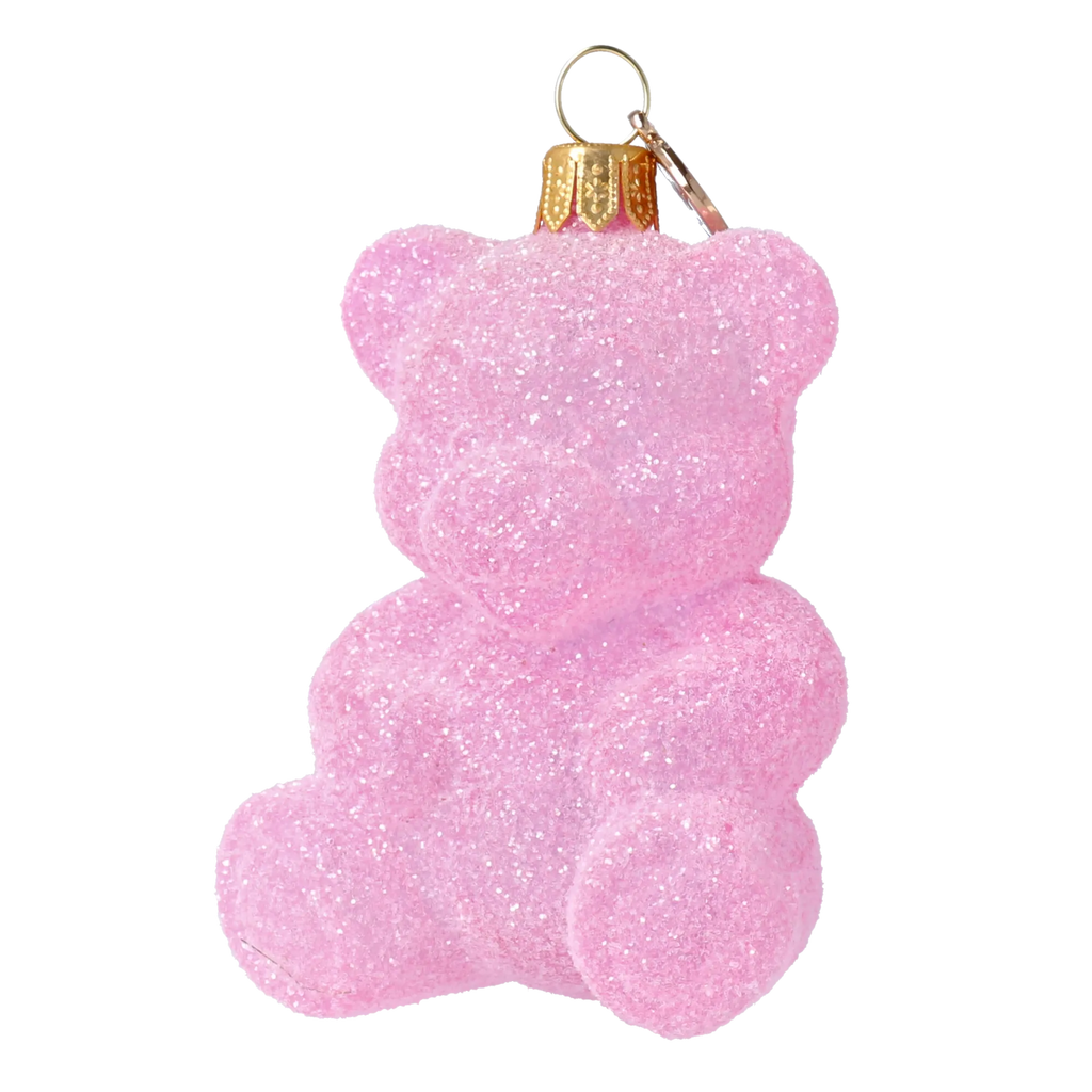 Sugarcoat Blush Cub | Hand-Painted Glass Ornament | Blubom 2024-311