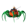 Załaduj obraz do przeglądarki galerii, Emerald Legged Pumpkin Spider Premium christmas glass ornament 2024-325
