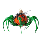 Nocturnal Harvest Weaver | Hand-Painted Glass Ornament | Blubom 2024-325