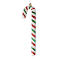 Stately Peppermint Verse | Hand-Painted Glass Ornament | Blubom 2024-327