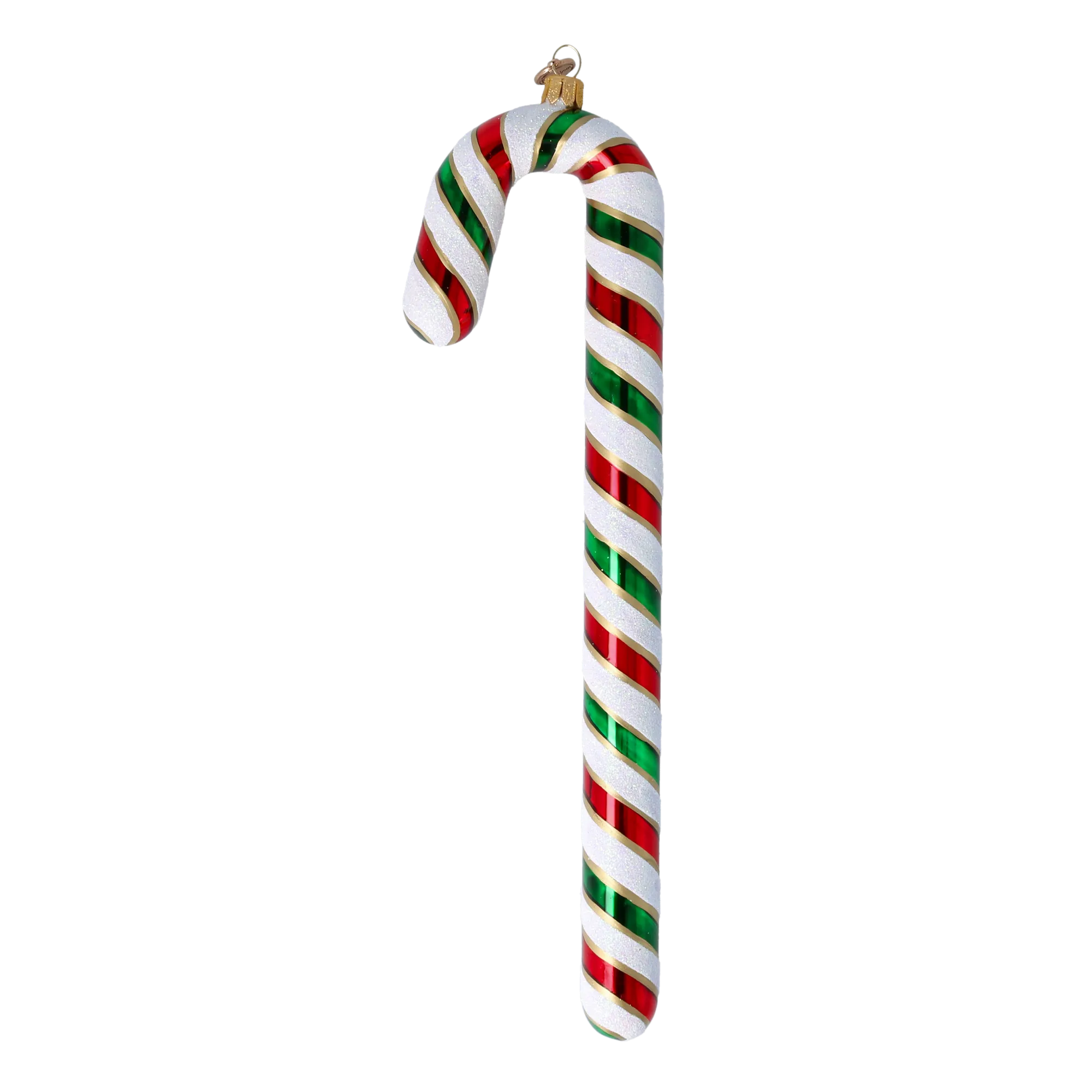 Classic Candy Cane  Handmade Glass Christmas ornaments 2024-327