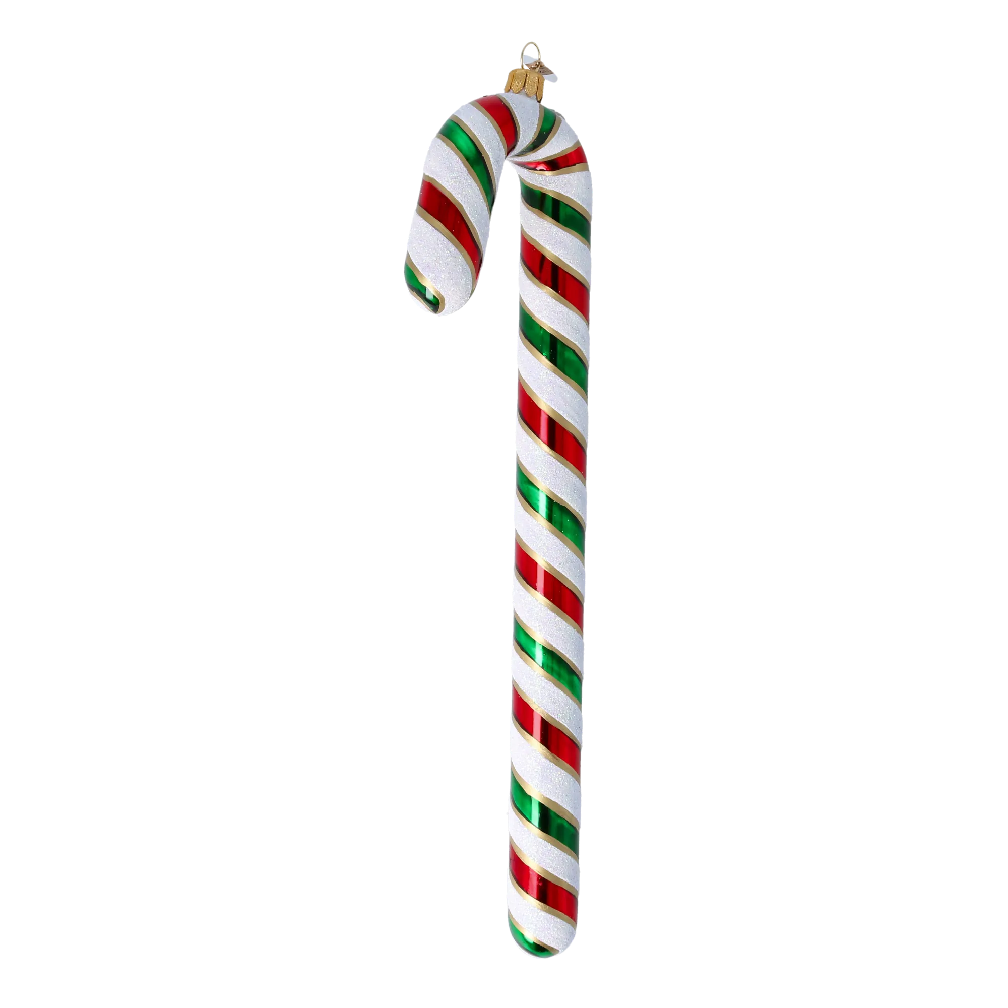 Classic Candy Cane  Handmade Glass Christmas ornaments 2024-327