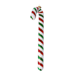 Stately Peppermint Verse | Hand-Painted Glass Ornament | Blubom 2024-327