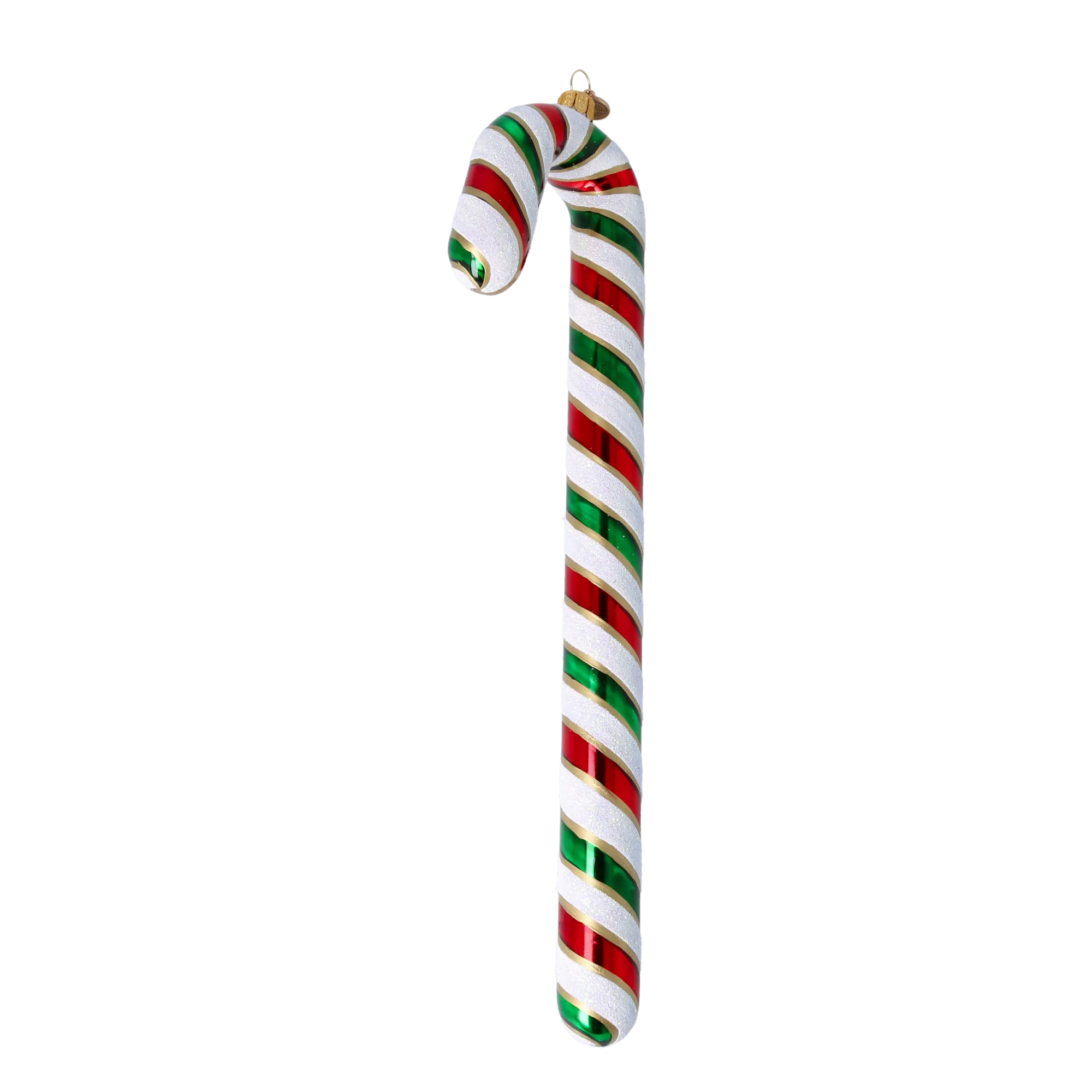 Classic Candy Cane  Handmade Glass Christmas ornaments 2024-327
