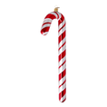 Load image into Gallery viewer, Red & White Candy Cane  Handmade Glass Christmas ornaments 2024-328
