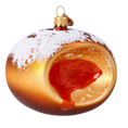Load image into Gallery viewer, Sugared Ruby Doughnut Premium christmas glass ornament 2024-329
