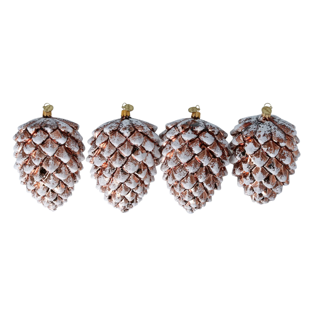 Burnished Alpine Harvest | Hand-Painted Glass Ornament | Blubom 2024-339
