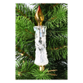 Load image into Gallery viewer, Crystalline Amber Candle Premium christmas glass ornament 2025-001
