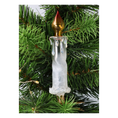Load image into Gallery viewer, Amber Flame Candle Premium christmas glass ornament 2025-002
