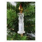 Ivory Vigil | Hand-Painted Glass Ornament | Blubom 2025-002