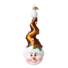 Gingerbread Snowman Swirl