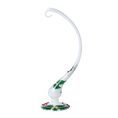 Load image into Gallery viewer, Ivory Holly Arched Stand Premium christmas glass ornament 2025-006
