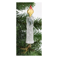 Load image into Gallery viewer, Snowflake Candle Handmade Glass Christmas ornaments 2025-010
