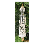 Glacial Breath | Hand-Painted Glass Ornament | Blubom 2025-011