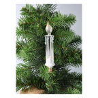 Silent Frost Sentinel | Hand-Painted Glass Ornament | Blubom 2025-012