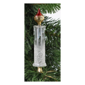 Frostbound Devotion | Hand-Painted Glass Ornament | Blubom 2025-015