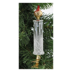 Frostbound Devotion | Hand-Painted Glass Ornament | Blubom 2025-015