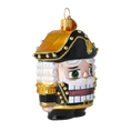 Załaduj obraz do przeglądarki galerii, Enchanted Nutcracker. Handmade Glass Christmas ornament. 2025-023
