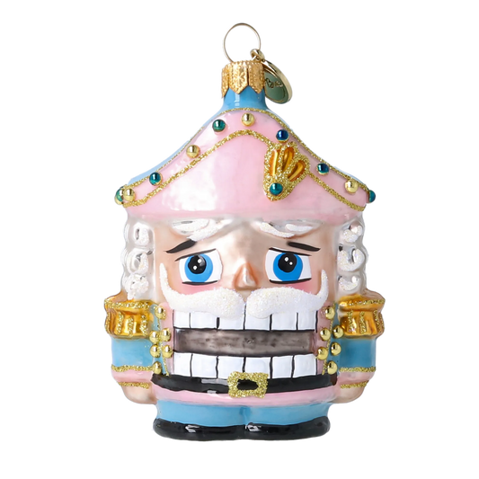 Nutcracker in Pastel Colors - Hand Painted Ornament 2025-024