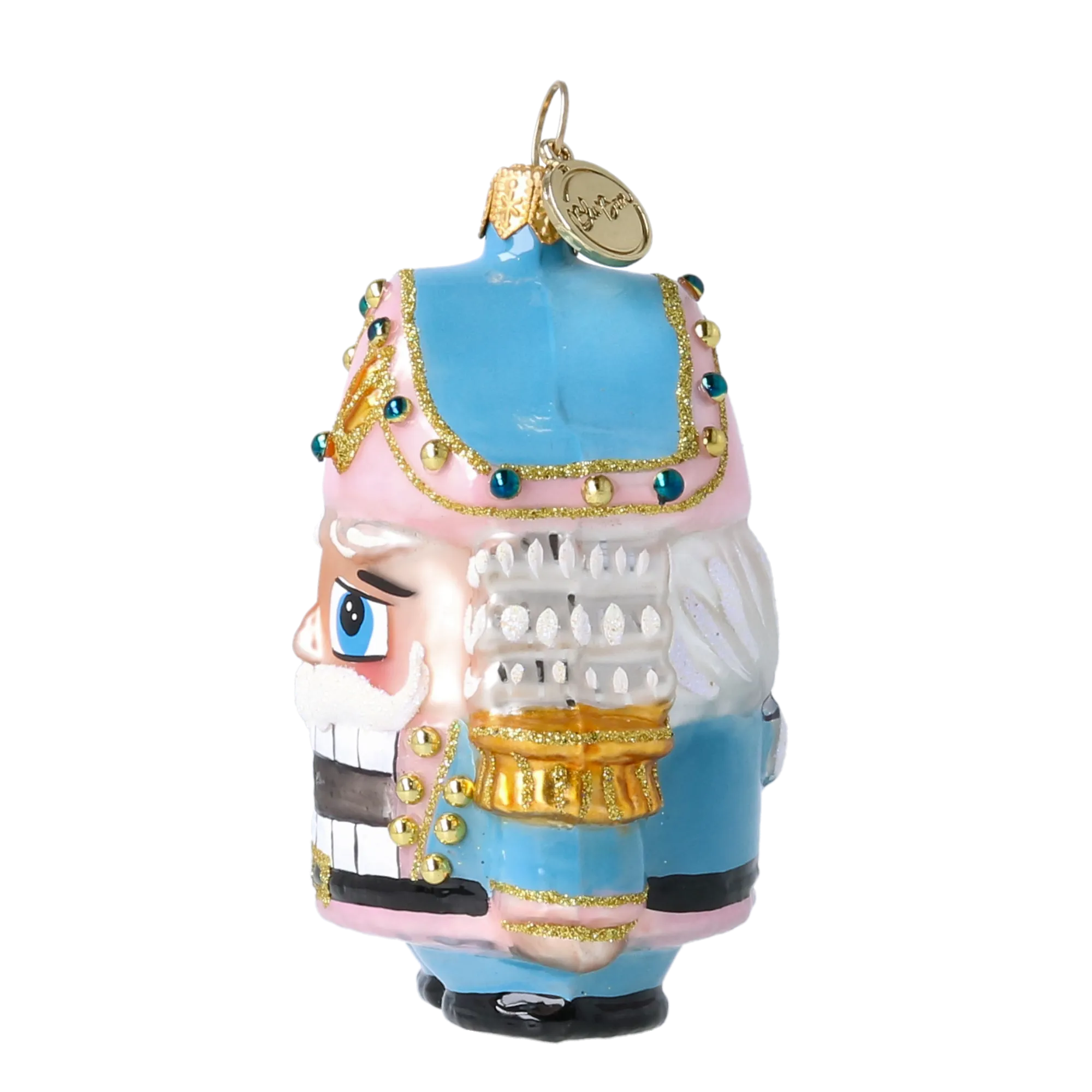 Nutcracker in Pastel Colors - Hand Painted Ornament 2025-024
