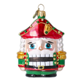 Solemn Sentry | Hand-Painted Glass Ornament | Blubom 2025-025