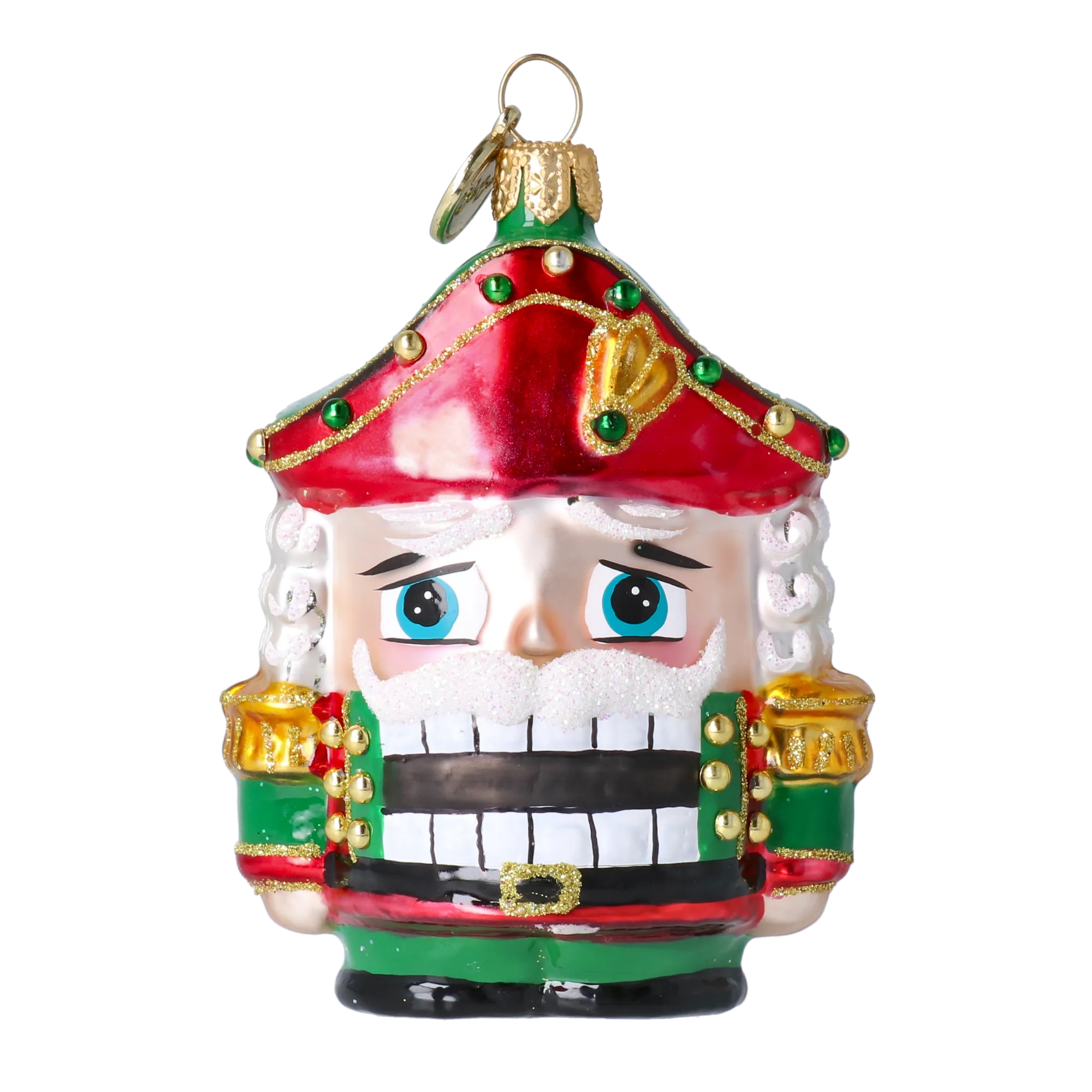 Fairy Grandpa. Handmade Glass Christmas ornament. 2025-025