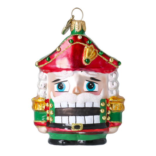 Fairy Grandpa. Handmade Glass Christmas ornament. 2025-025