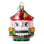 Solemn Sentry | Hand-Painted Glass Ornament | Blubom 2025-025