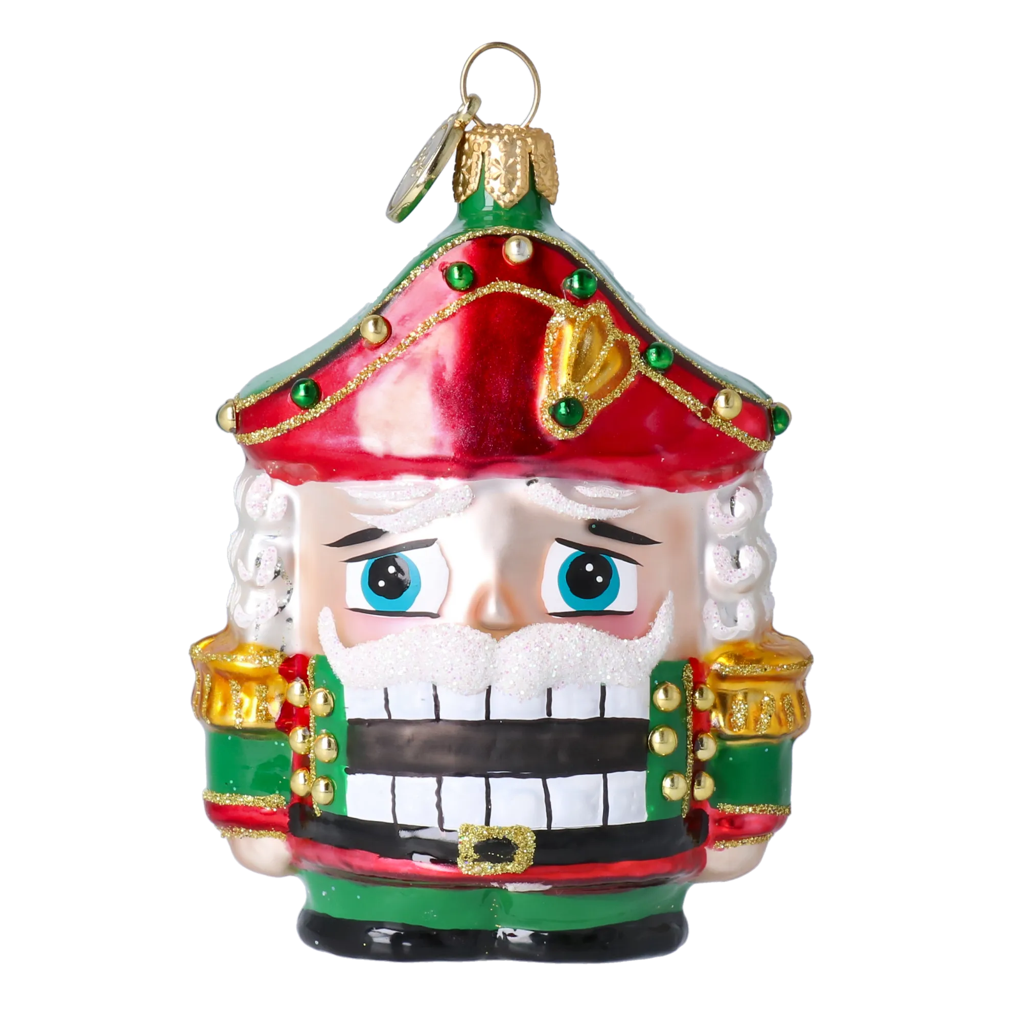 Fairy Grandpa. Handmade Glass Christmas ornament. 2025-025