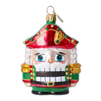 Solemn Sentry | Hand-Painted Glass Ornament | Blubom 2025-025
