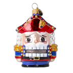Steadfast Sentinel | Hand-Painted Glass Ornament | Blubom 2025-027
