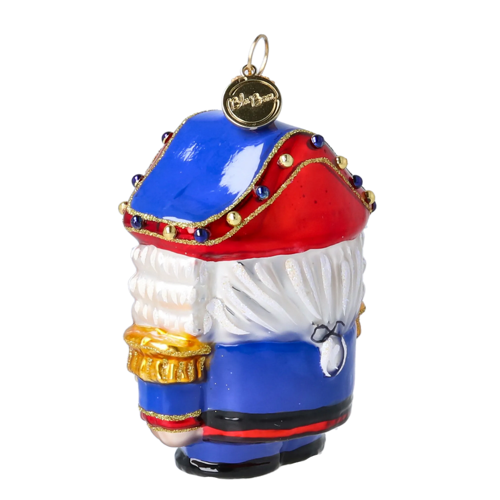 Steadfast Sentinel | Hand-Painted Glass Ornament | Blubom 2025-027