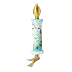 Gilded Winter Vigil | Hand-Painted Glass Ornament | Blubom 2025-050