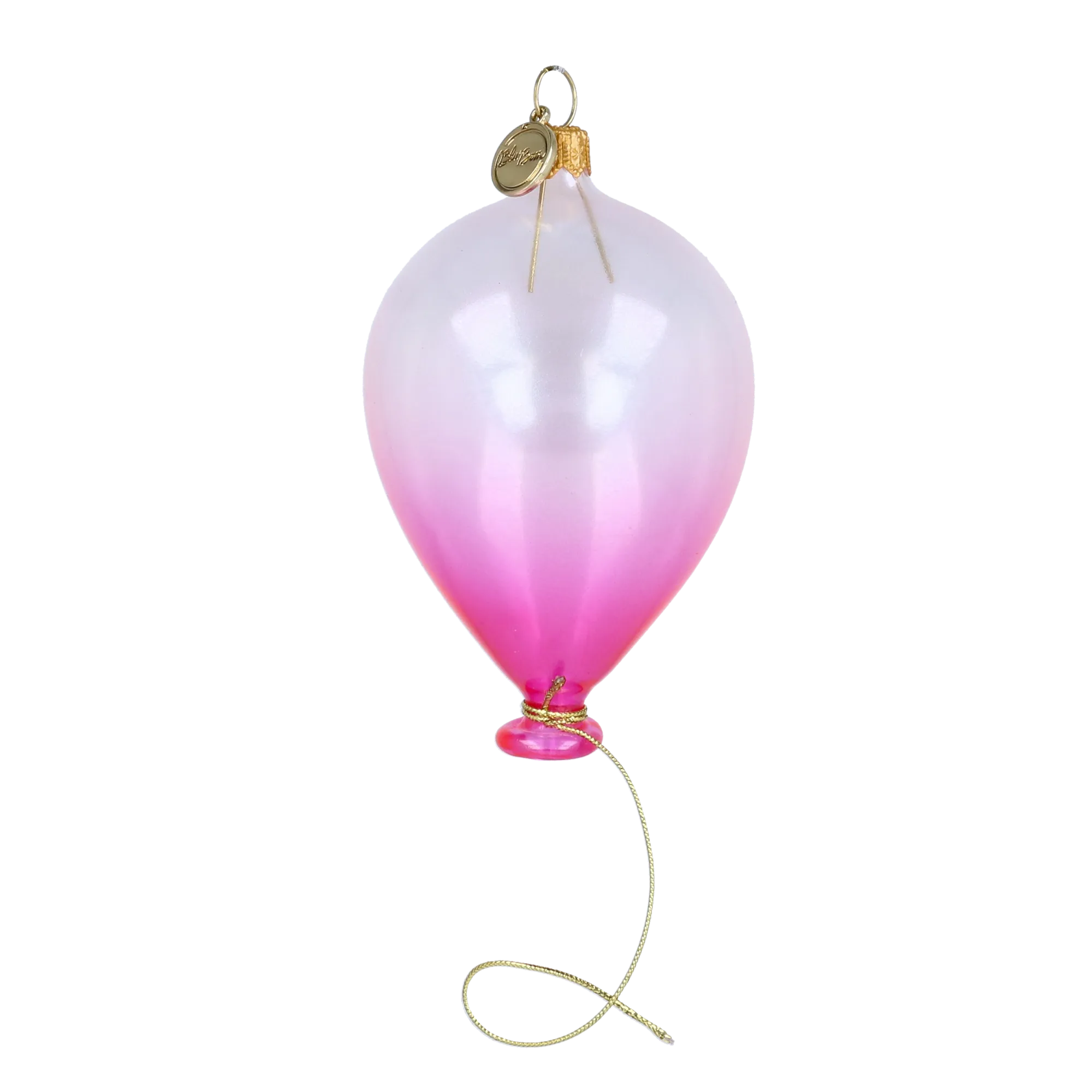 Blushing Voyager | Hand-Painted Glass Ornament | Blubom 2025-079