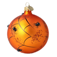 Załaduj obraz do przeglądarki galerii, Amber Midnight Spider Web Premium christmas glass ornament 2025-083
