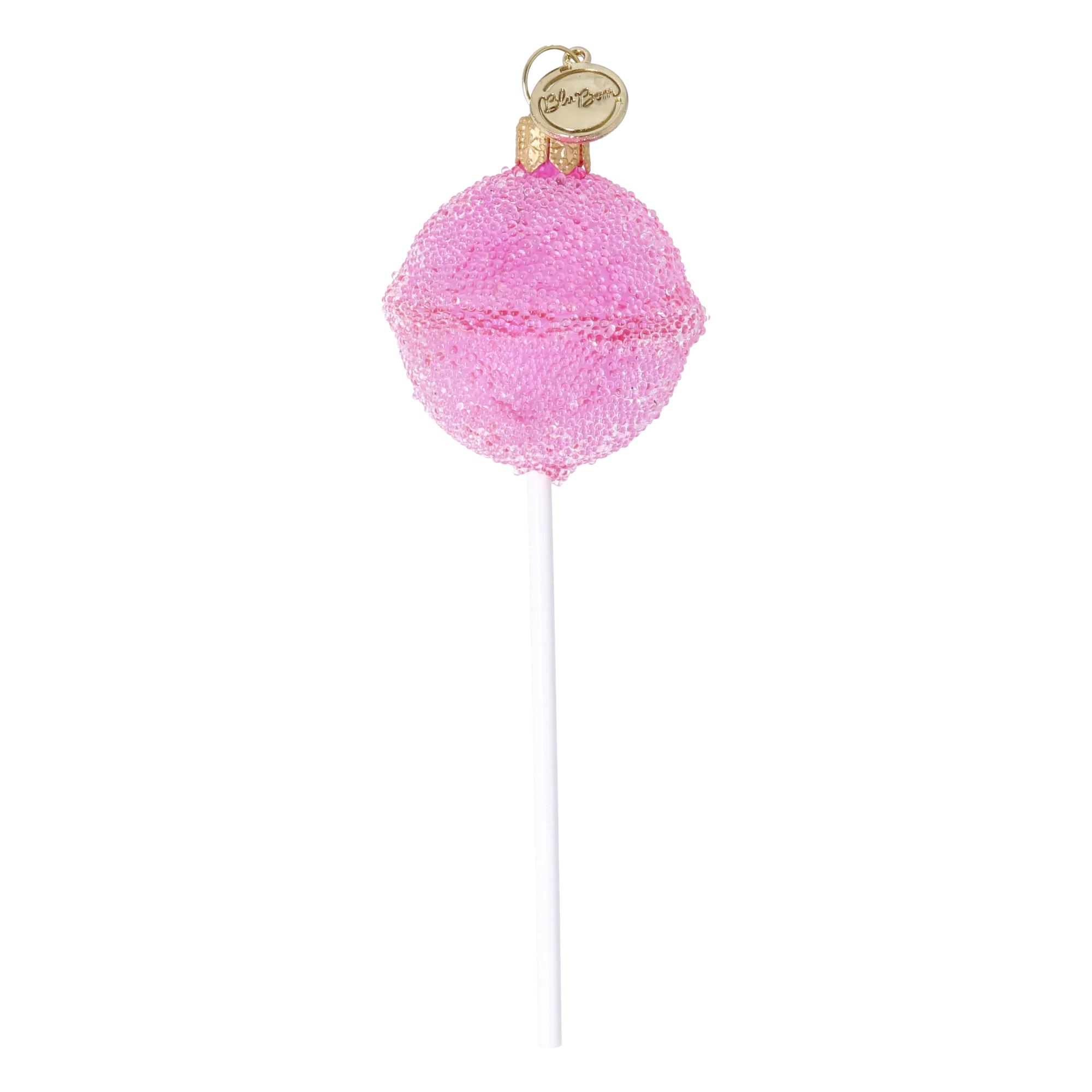 Blush Reverie | Hand-Painted Glass Ornament | Blubom 2025-095