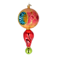 Load image into Gallery viewer, Ruby Elegance Handmade Glass Christmas ornament Retro Glass Reflector Ornament
