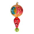 Load image into Gallery viewer, Ruby Elegance Handmade Glass Christmas ornament Retro Glass Reflector Ornament 2025-113
