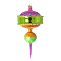 Gilded Cadence | Hand-Painted Glass Ornament | Blubom 2025-121