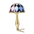 Załaduj obraz do przeglądarki galerii, Harlequin Gilded Mushroom Premium christmas glass ornament 2025-164
