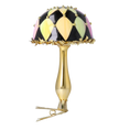 Załaduj obraz do przeglądarki galerii, Harlequin Gilded Mushroom Premium christmas glass ornament 2025-164
