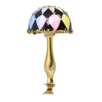 Harlequin Gilded Bloom | Hand-Painted Glass Ornament | Blubom 2025-164