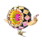 Stately Harlequin Voyager | Hand-Painted Glass Ornament | Blubom 2025-165
