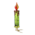 Load image into Gallery viewer, Emerald Gothic Candle Premium christmas glass ornament 2025-167
