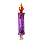Nocturnal Weaver Vigil | Hand-Painted Glass Ornament | Blubom 2025-168