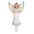 Serene Summit Seraph | Hand-Painted Glass Ornament | Blubom 2025-173